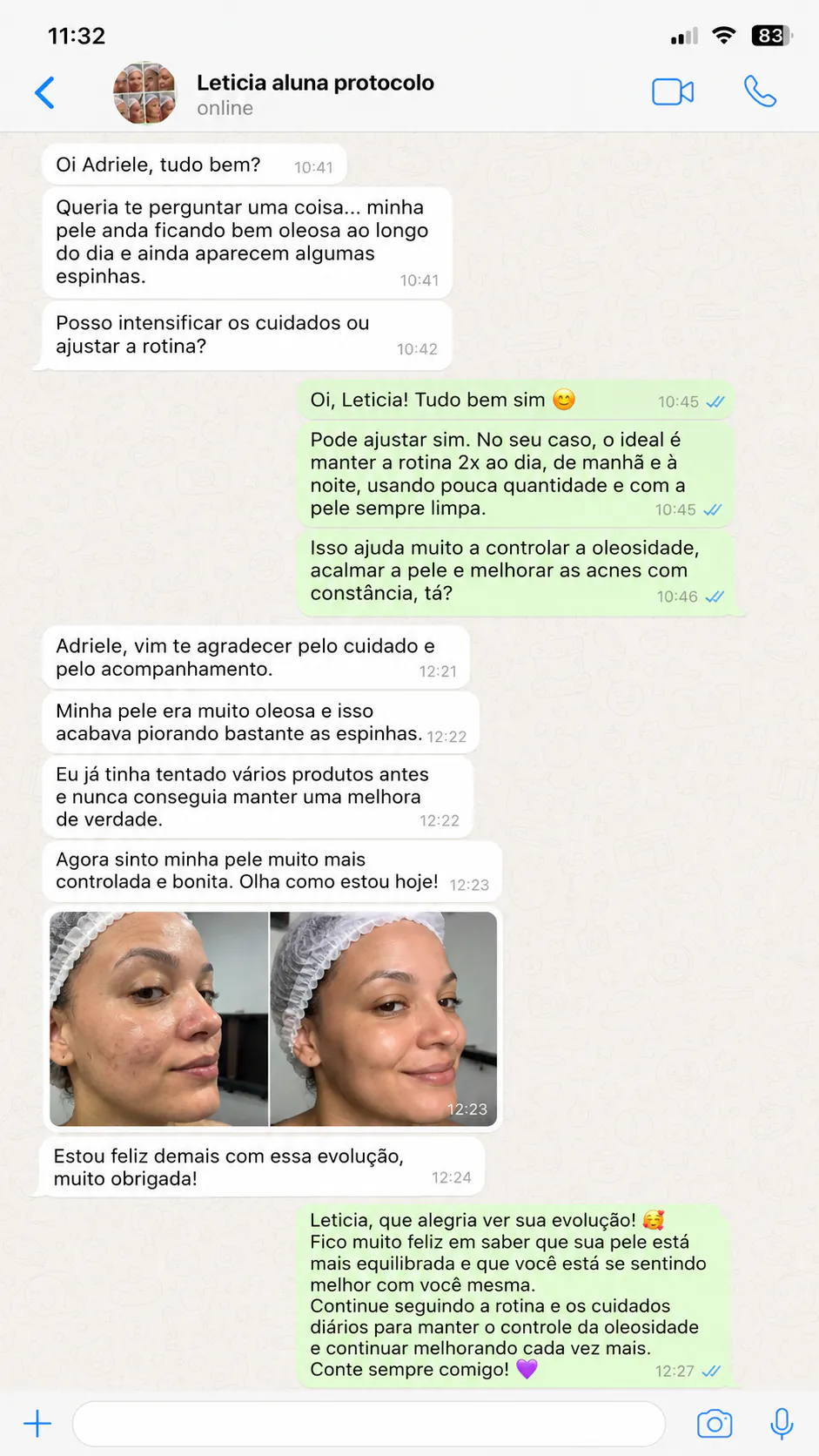 Depoimento de Letícia