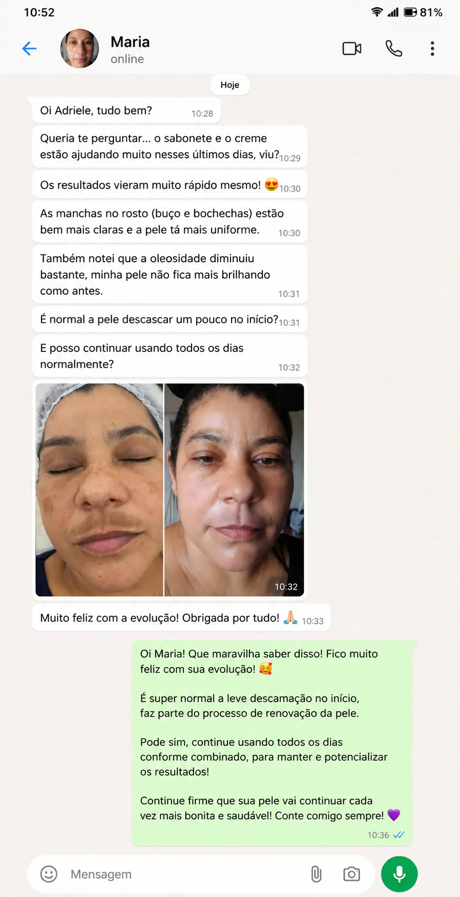 Depoimento de Maria
